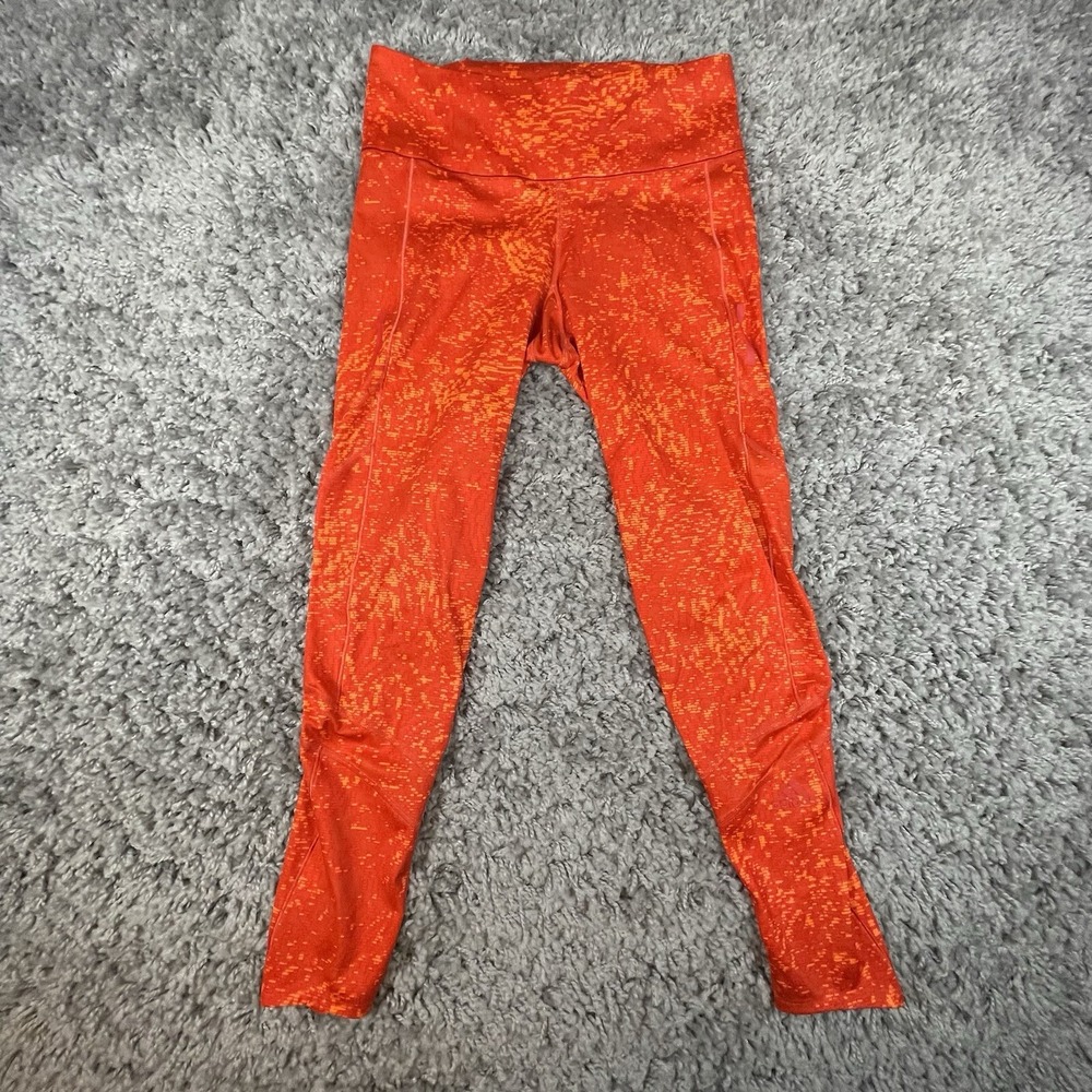 Adidas‎ Women's Supernova "HOW WE DO" 7/8 XS Energy Running Pants Orange CG1112